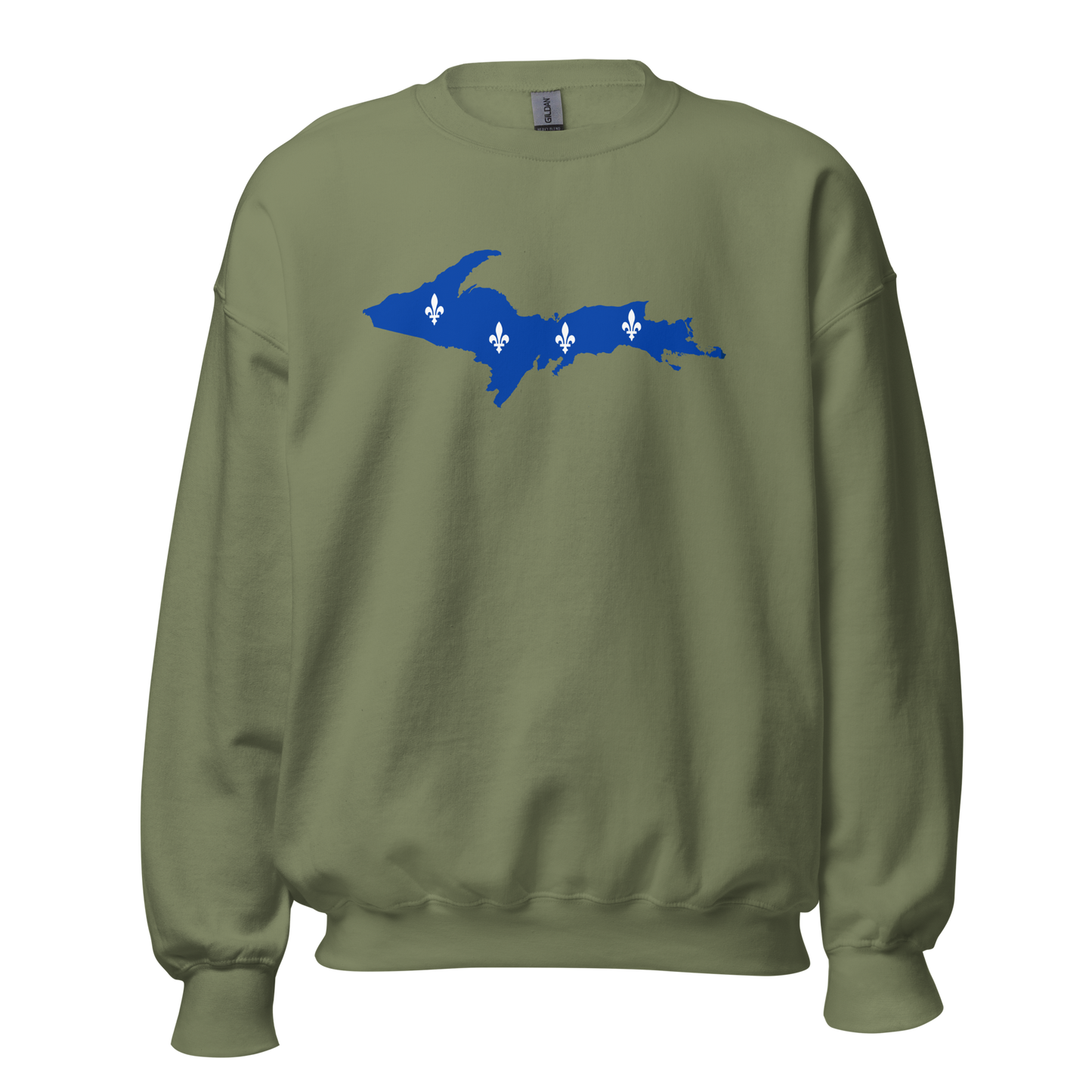 Michigan Upper Peninsula Sweatshirt (w/ UP Quebec Flag Outline) | Unisex Standard