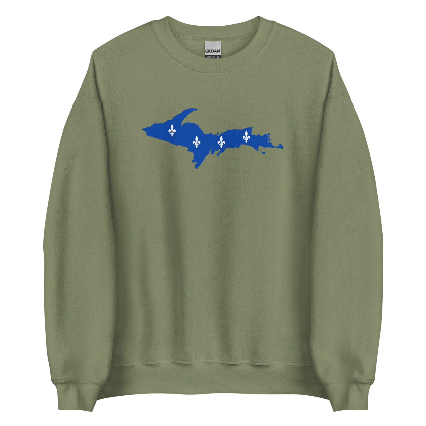 Michigan Upper Peninsula Sweatshirt (w/ UP Quebec Flag Outline) | Unisex Standard