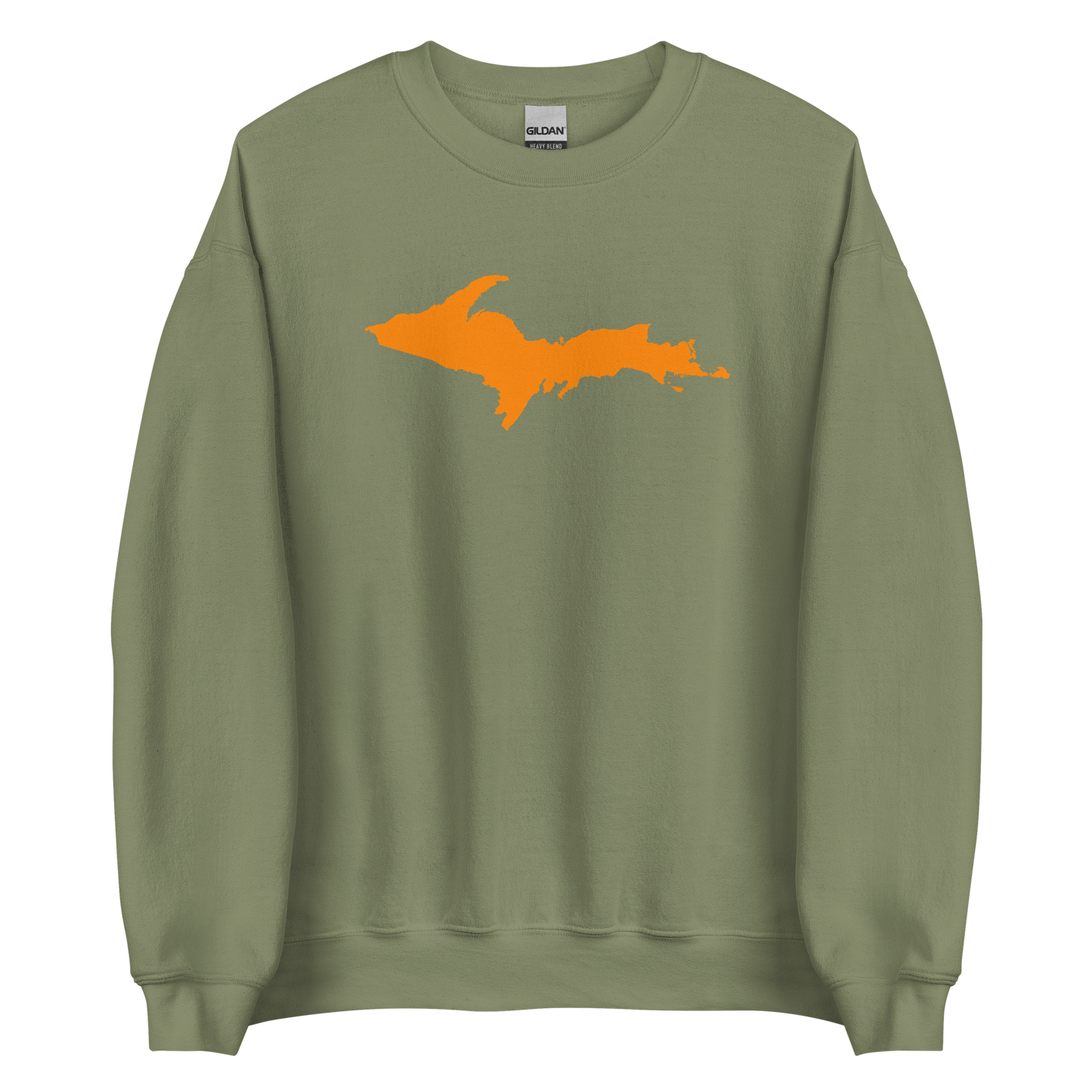 Michigan Upper Peninsula Sweatshirt (w/ Orange UP Outline) | Unisex Standard