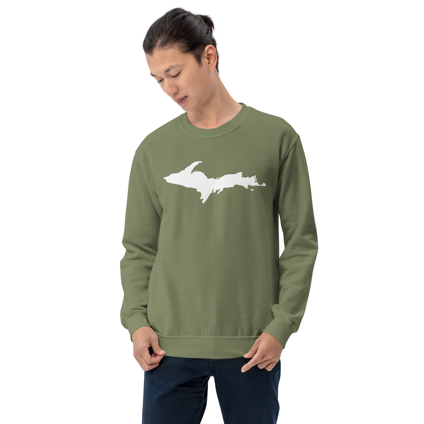 Michigan Upper Peninsula Sweatshirt (w/ UP Outline) | Unisex Standard