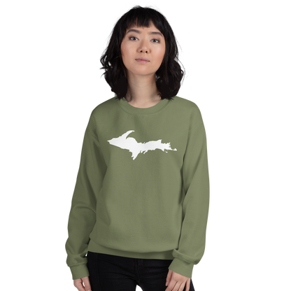 Michigan Upper Peninsula Sweatshirt (w/ UP Outline) | Unisex Standard