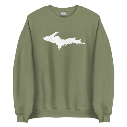 Michigan Upper Peninsula Sweatshirt (w/ UP Outline) | Unisex Standard