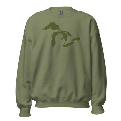 Great Lakes Sweatshirt | Unisex Standard - Army Green