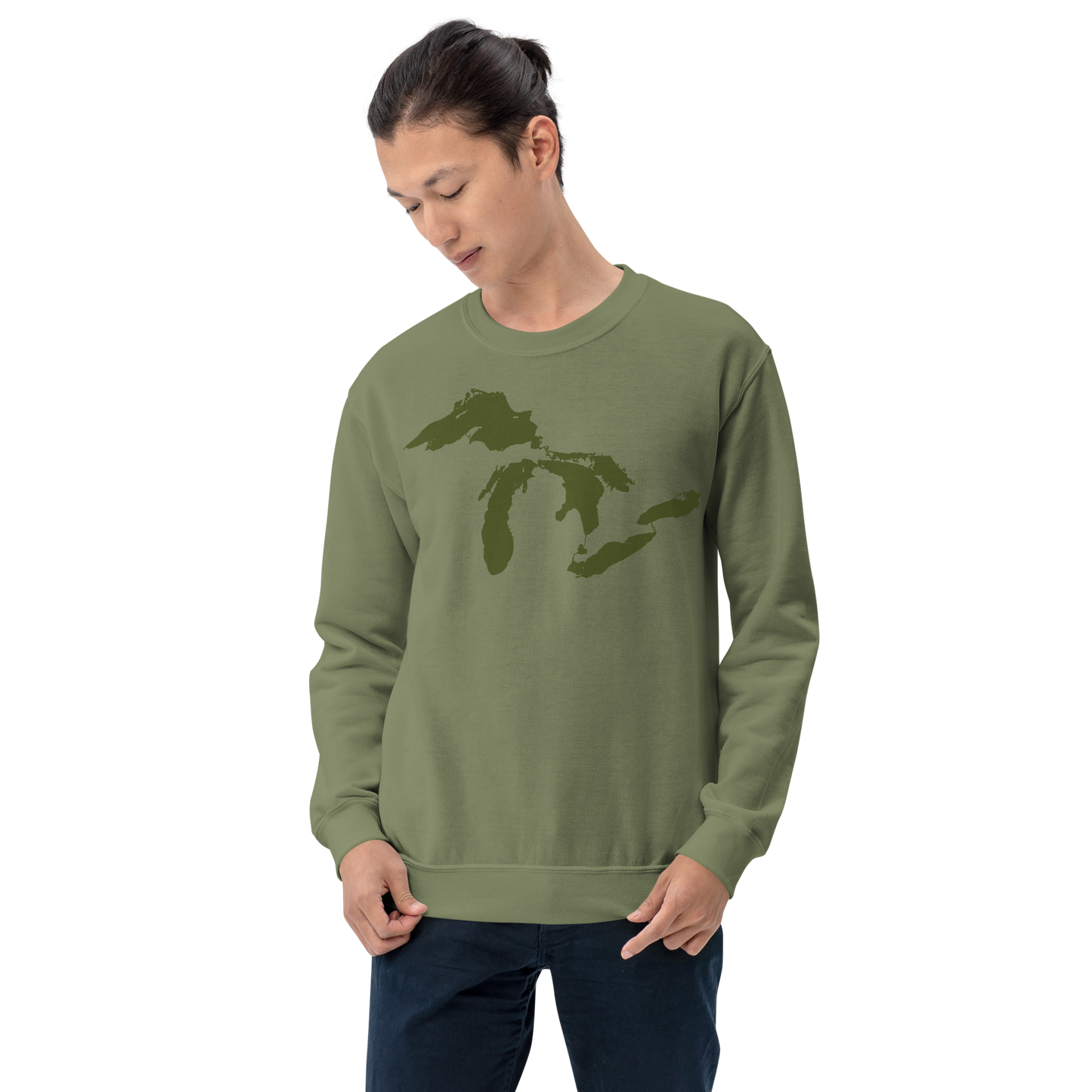 Great Lakes Sweatshirt | Unisex Standard - Army Green