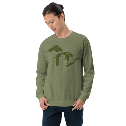 Great Lakes Sweatshirt | Unisex Standard - Army Green