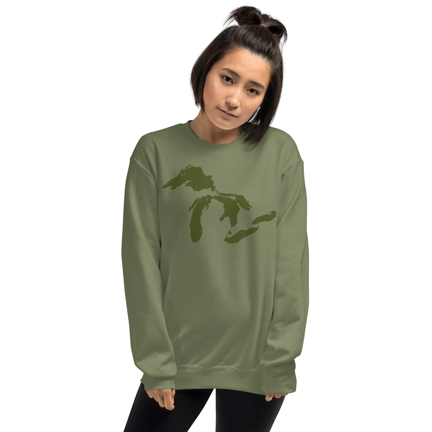 Great Lakes Sweatshirt | Unisex Standard - Army Green