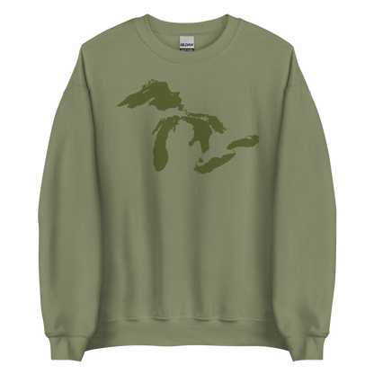 Great Lakes Sweatshirt | Unisex Standard - Army Green