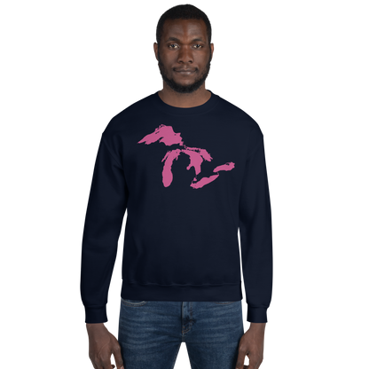 Great Lakes Sweatshirt | Unisex Standard - Apple Blossom Pink