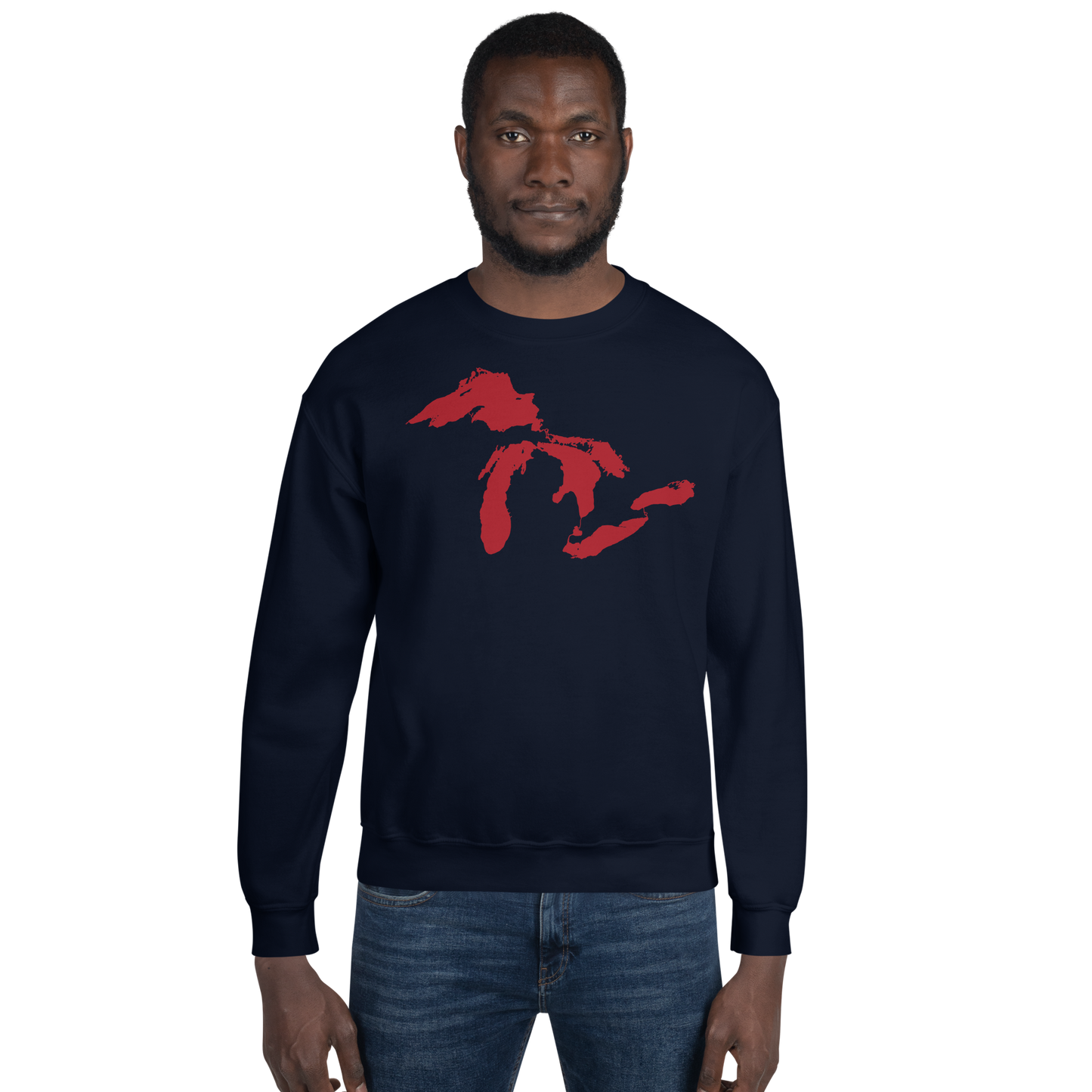 Great Lakes Sweatshirt | Unisex Standard - Thimbleberry Red