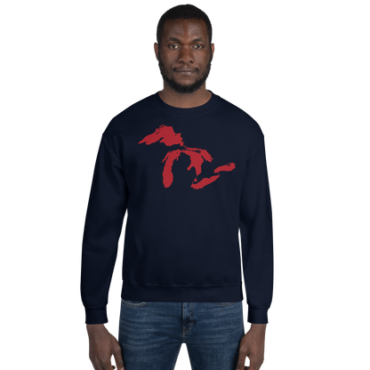 Great Lakes Sweatshirt | Unisex Standard - Thimbleberry Red