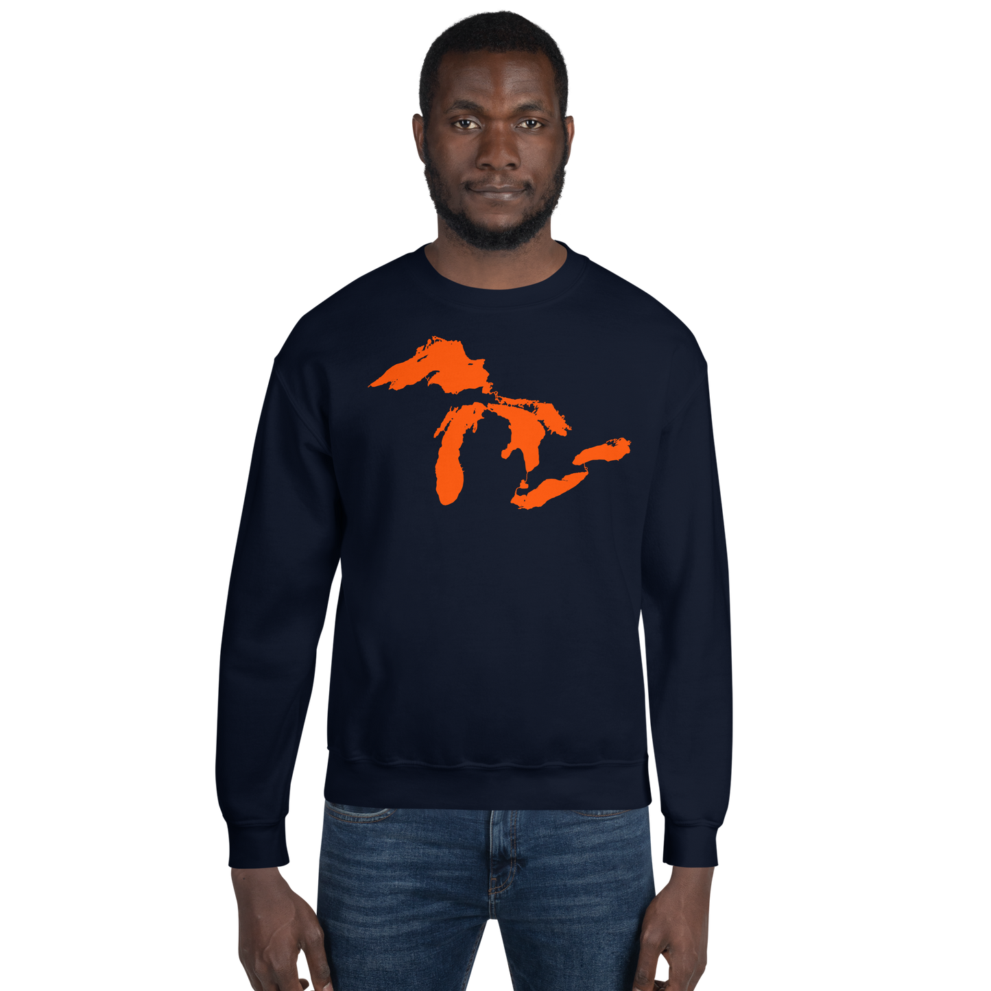 Great Lakes Sweatshirt | Unisex Standard - Holland Orange