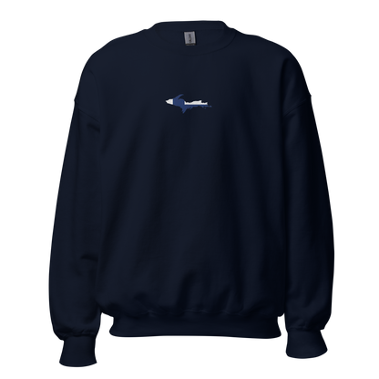 Michigan Upper Peninsula Sweatshirt (w/ Embroidered UP Finland Outline) | Unisex Standard