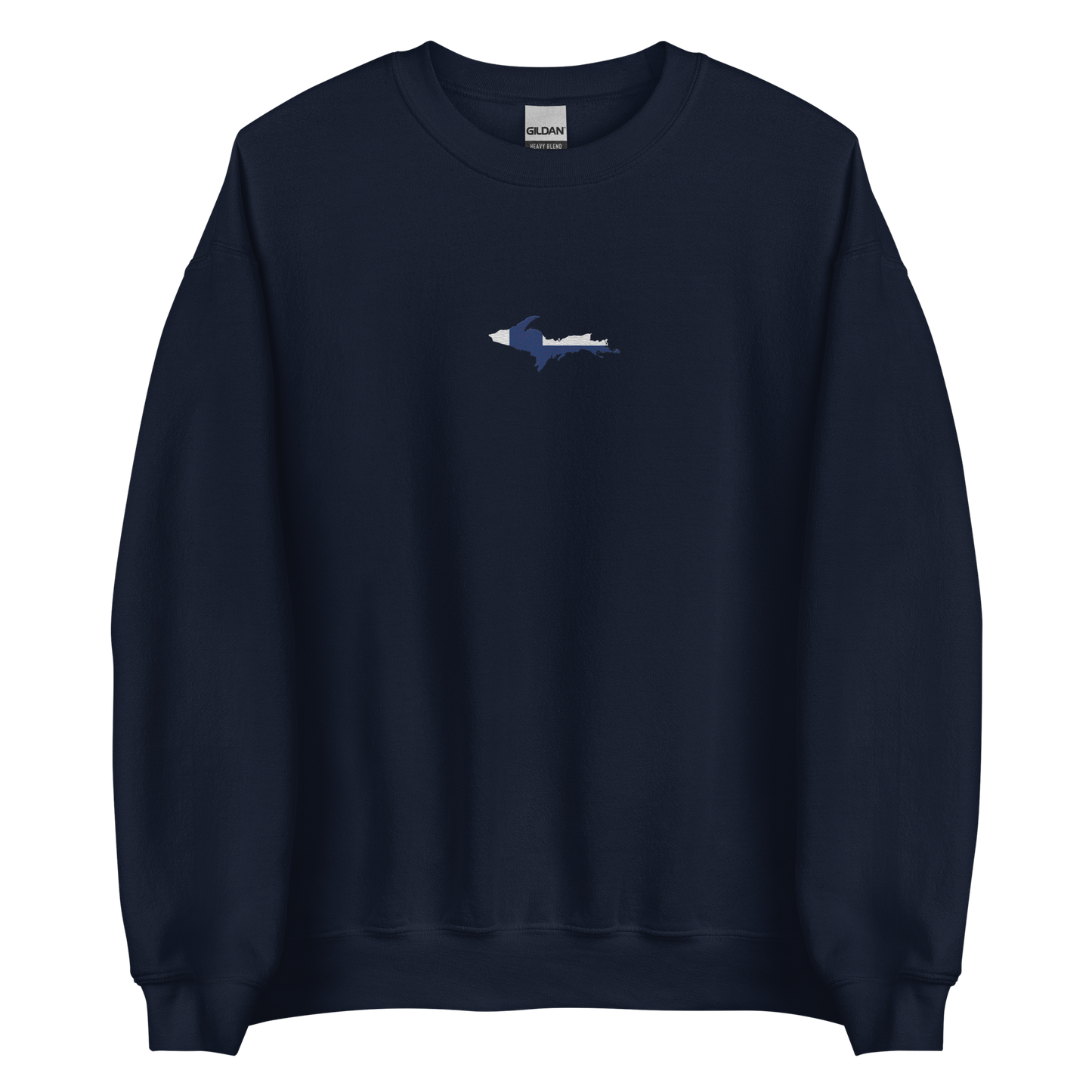 Michigan Upper Peninsula Sweatshirt (w/ Embroidered UP Finland Outline) | Unisex Standard