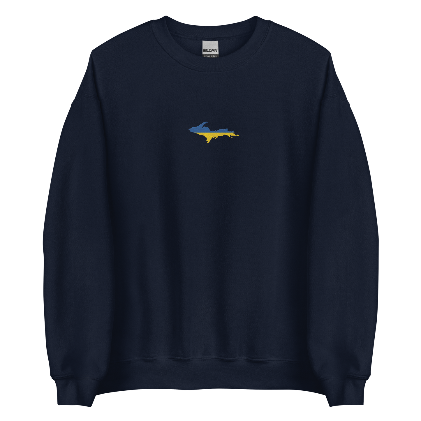 Michigan Upper Peninsula Sweatshirt (w/ Embroidered UP Ukraine Outline) | Unisex Standard