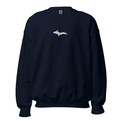 Michigan Upper Peninsula Sweatshirt (w/ Embroidered UP Outline) | Unisex Standard