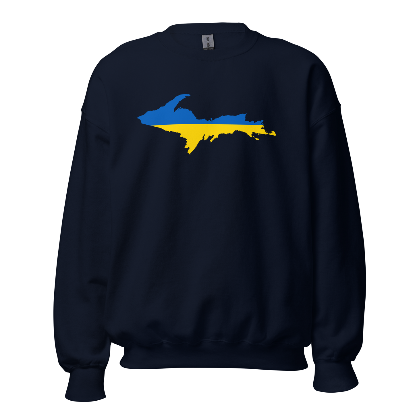 Michigan Upper Peninsula Sweatshirt (w/ UP Ukraine Outline) | Unisex Standard