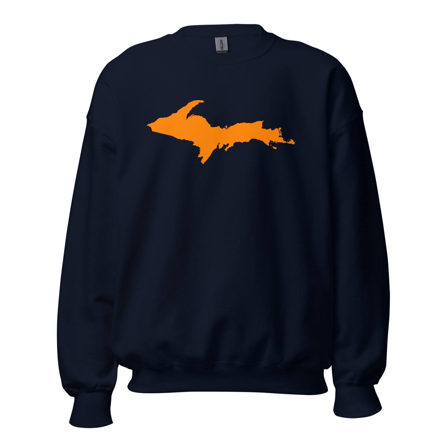 Michigan Upper Peninsula Sweatshirt (w/ Orange UP Outline) | Unisex Standard