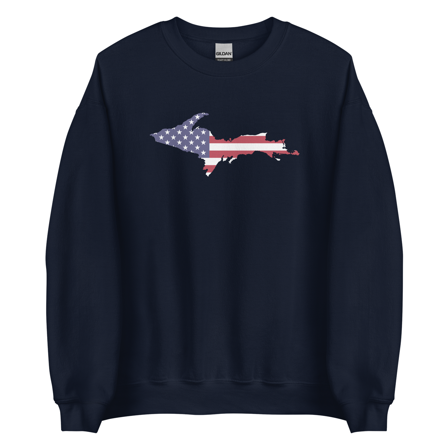 Michigan Upper Peninsula Sweatshirt (w/ UP USA Flag Outline) | Unisex Standard