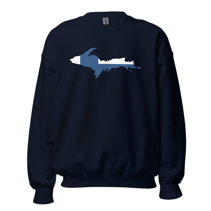 Michigan Upper Peninsula Sweatshirt (w/ UP Finland Outline) | Unisex Standard