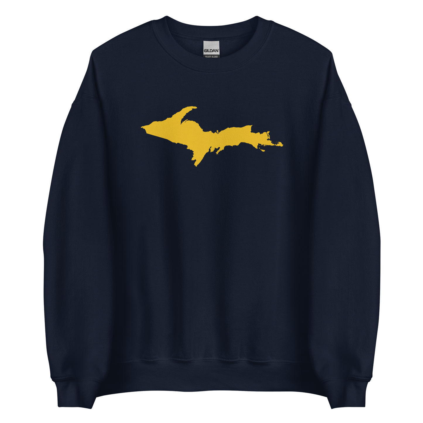 Michigan Upper Peninsula Sweatshirt (w/ Gold UP Outline) | Unisex Standard