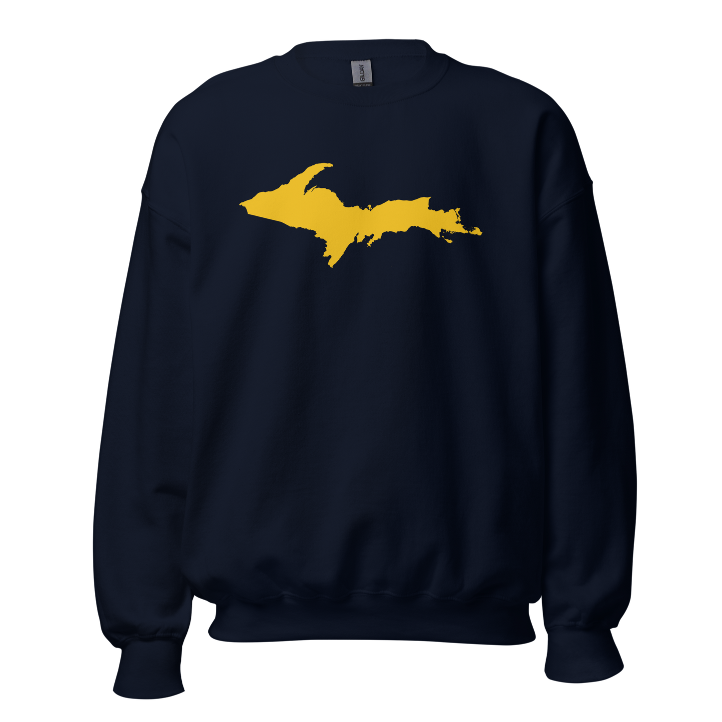 Michigan Upper Peninsula Sweatshirt (w/ Gold UP Outline) | Unisex Standard