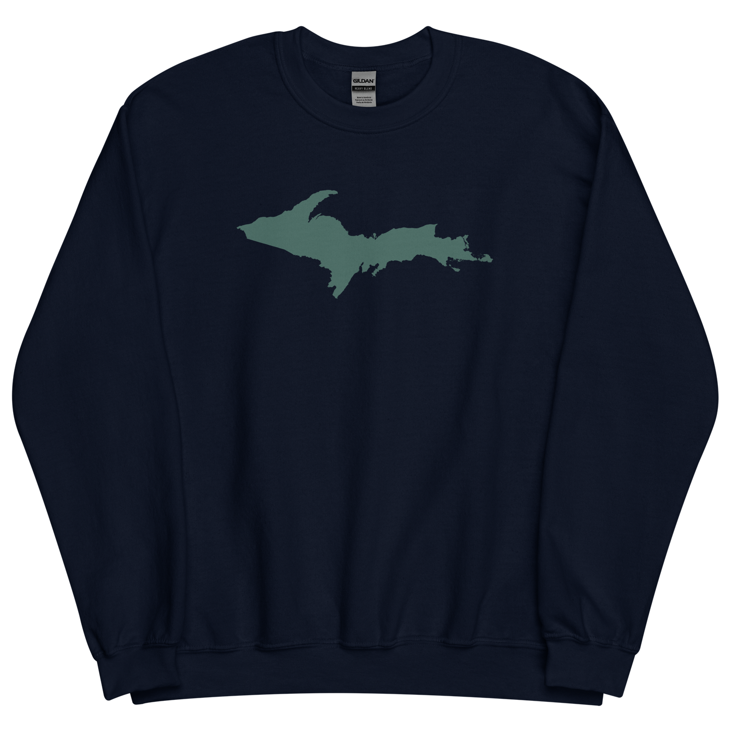 Michigan Upper Peninsula Sweatshirt (w/ Green UP Outline) | Unisex Standard