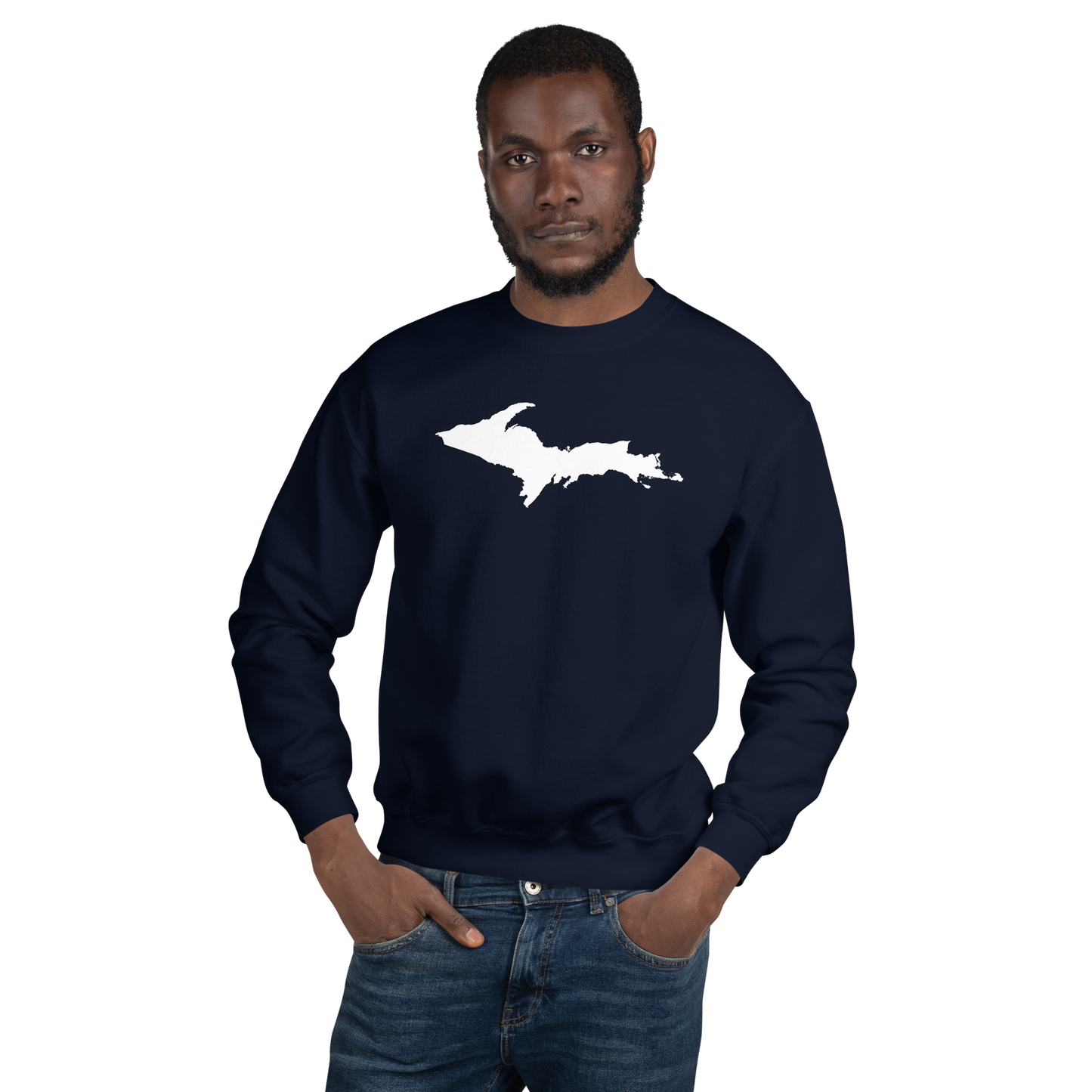 Michigan Upper Peninsula Sweatshirt (w/ UP Outline) | Unisex Standard