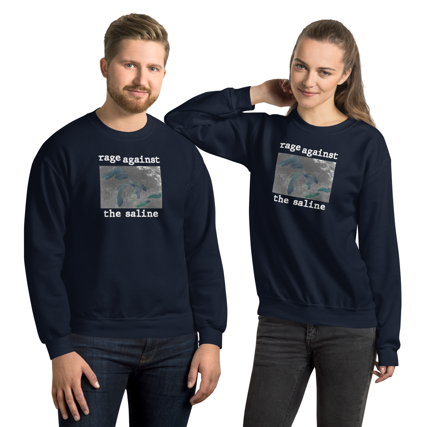 Great Lakes 'Rage Against the Saline' Sweatshirt | Unisex Standard