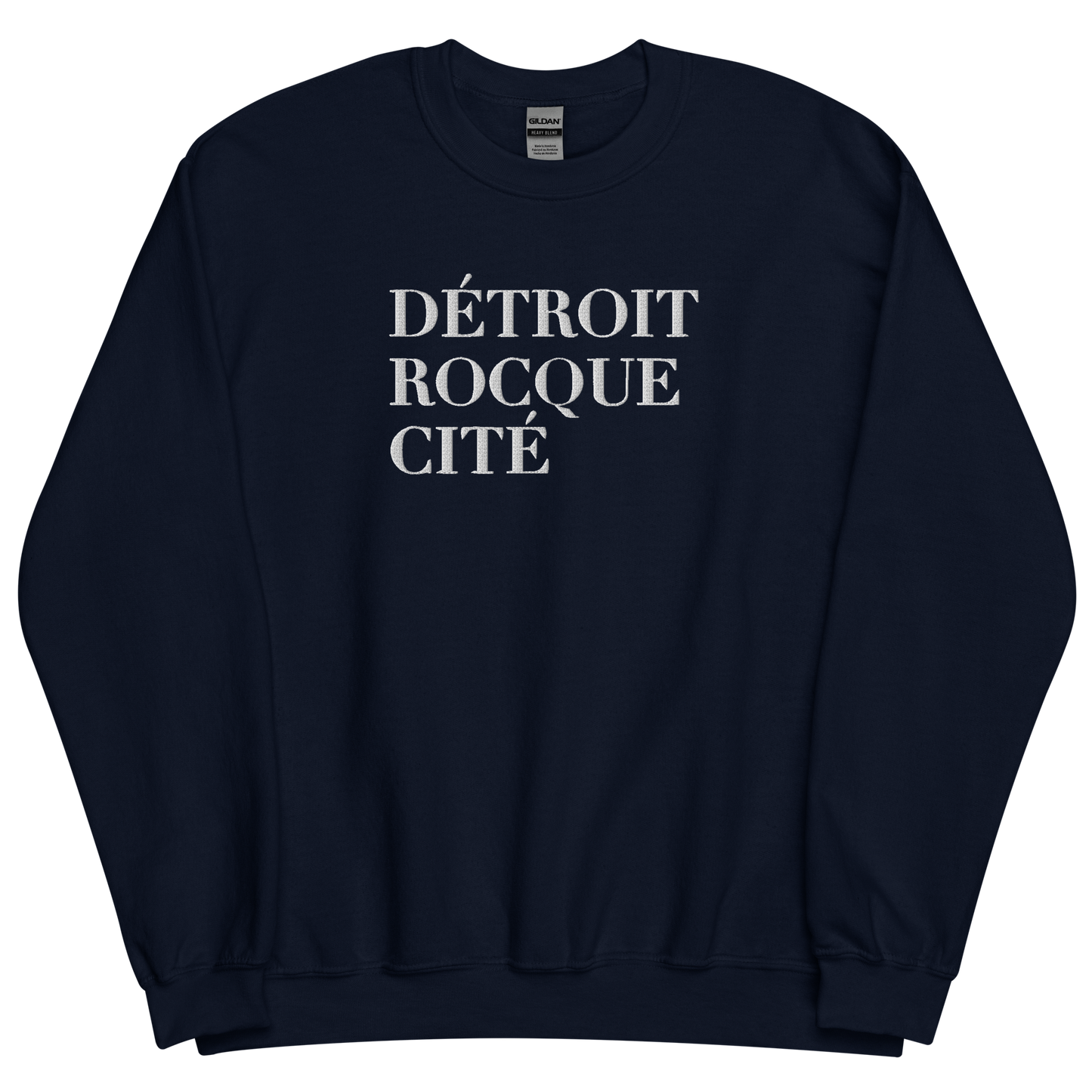 'Détroit Rocque Cité' Sweatshirt | Unisex Standard - Emb.