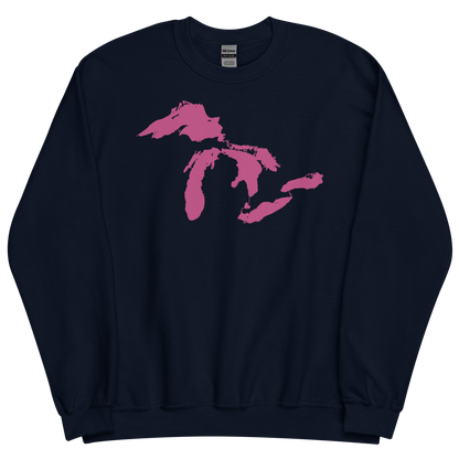 Great Lakes Sweatshirt | Unisex Standard - Apple Blossom Pink