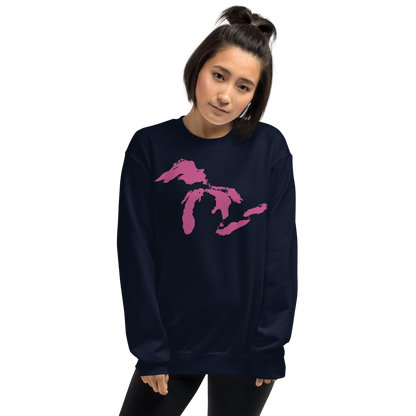 Great Lakes Sweatshirt | Unisex Standard - Apple Blossom Pink