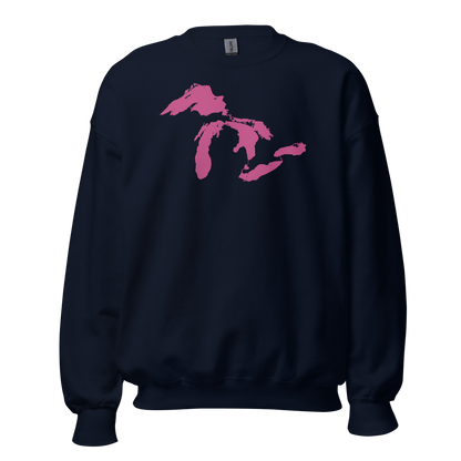 Great Lakes Sweatshirt | Unisex Standard - Apple Blossom Pink