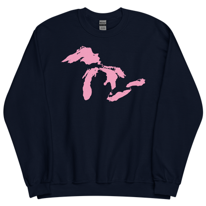 Great Lakes Sweatshirt | Unisex Standard - Caddie Pink