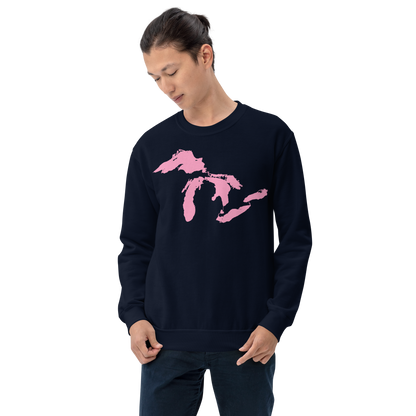 Great Lakes Sweatshirt | Unisex Standard - Caddie Pink