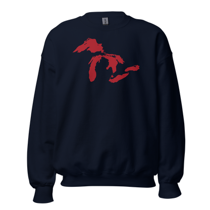 Great Lakes Sweatshirt | Unisex Standard - Thimbleberry Red