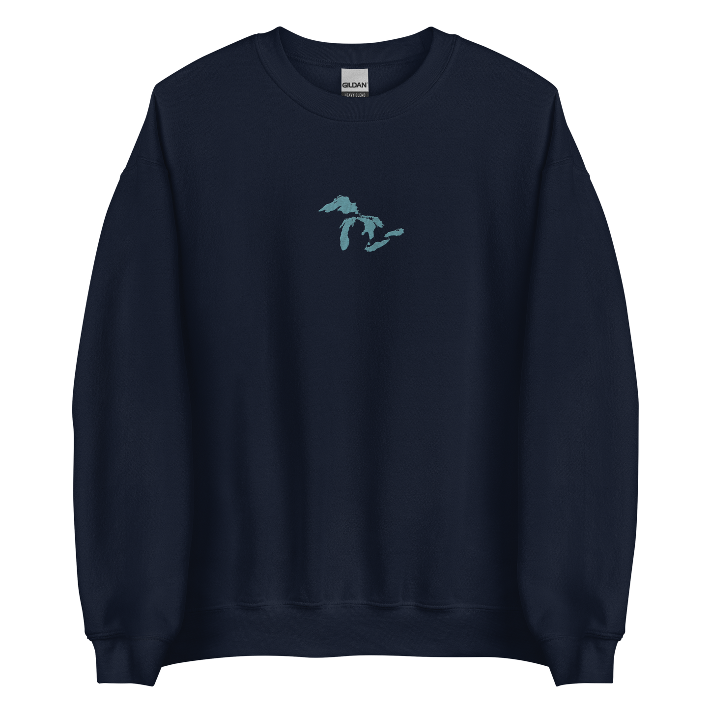 Great Lakes Sweatshirt | Unisex Standard - Huron Blue Emb.