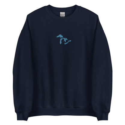 Great Lakes Sweatshirt | Unisex Standard - Traverse Blue Emb.