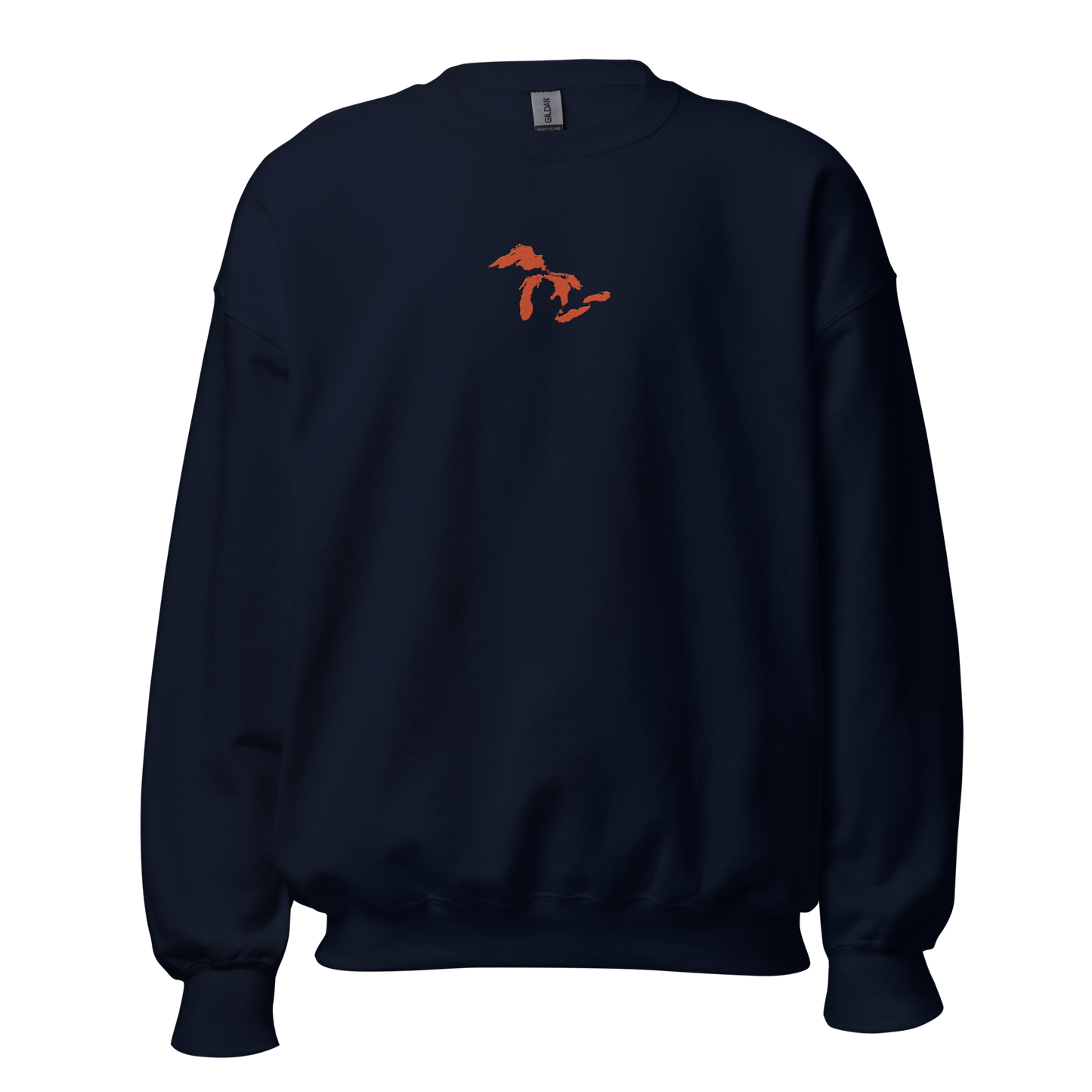 Great Lakes Sweatshirt | Unisex Standard - Maple Leaf Orange Emb.