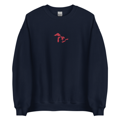 Great Lakes Sweatshirt | Unisex Standard - Lighthouse Red Emb.