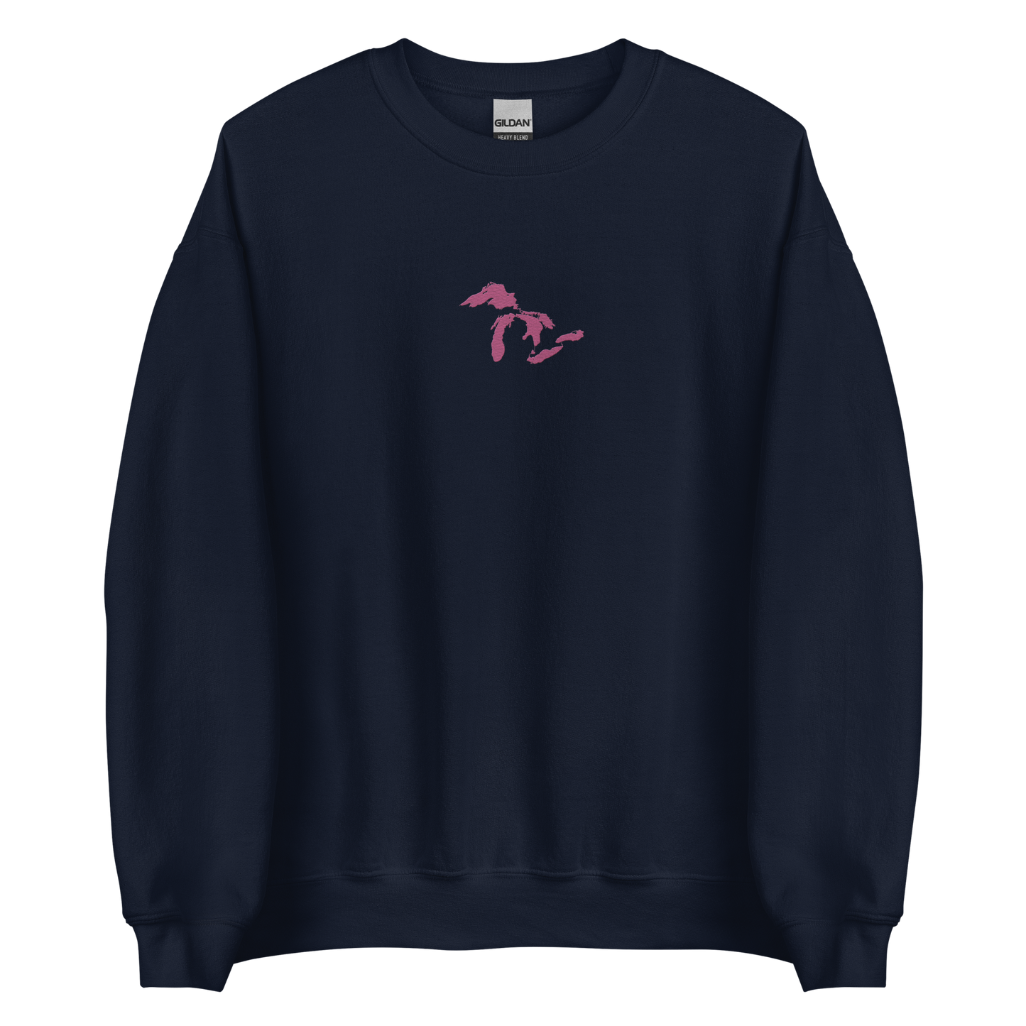 Great Lakes Sweatshirt | Unisex Standard - Apple Blossom Pink Emb.