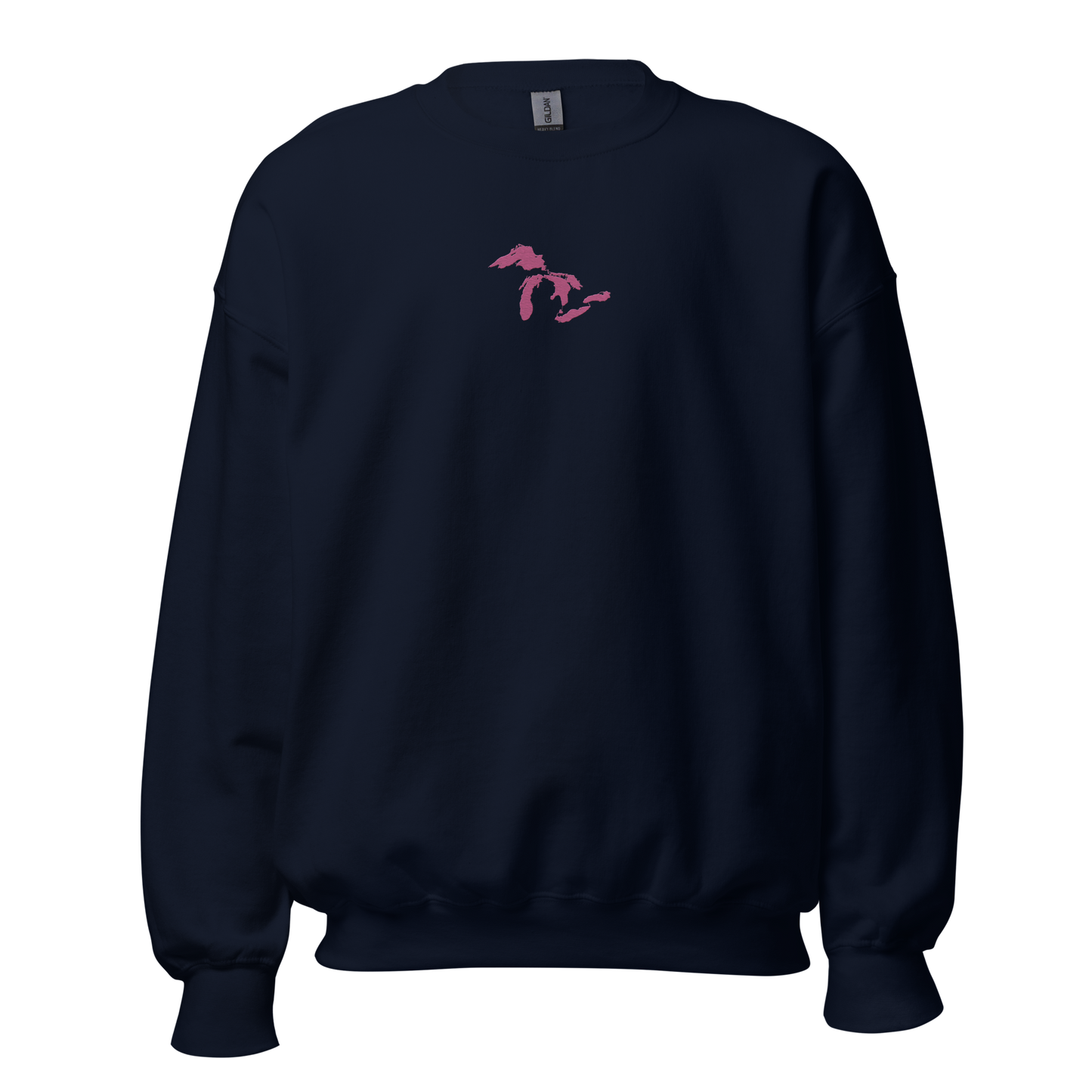 Great Lakes Sweatshirt | Unisex Standard - Apple Blossom Pink Emb.