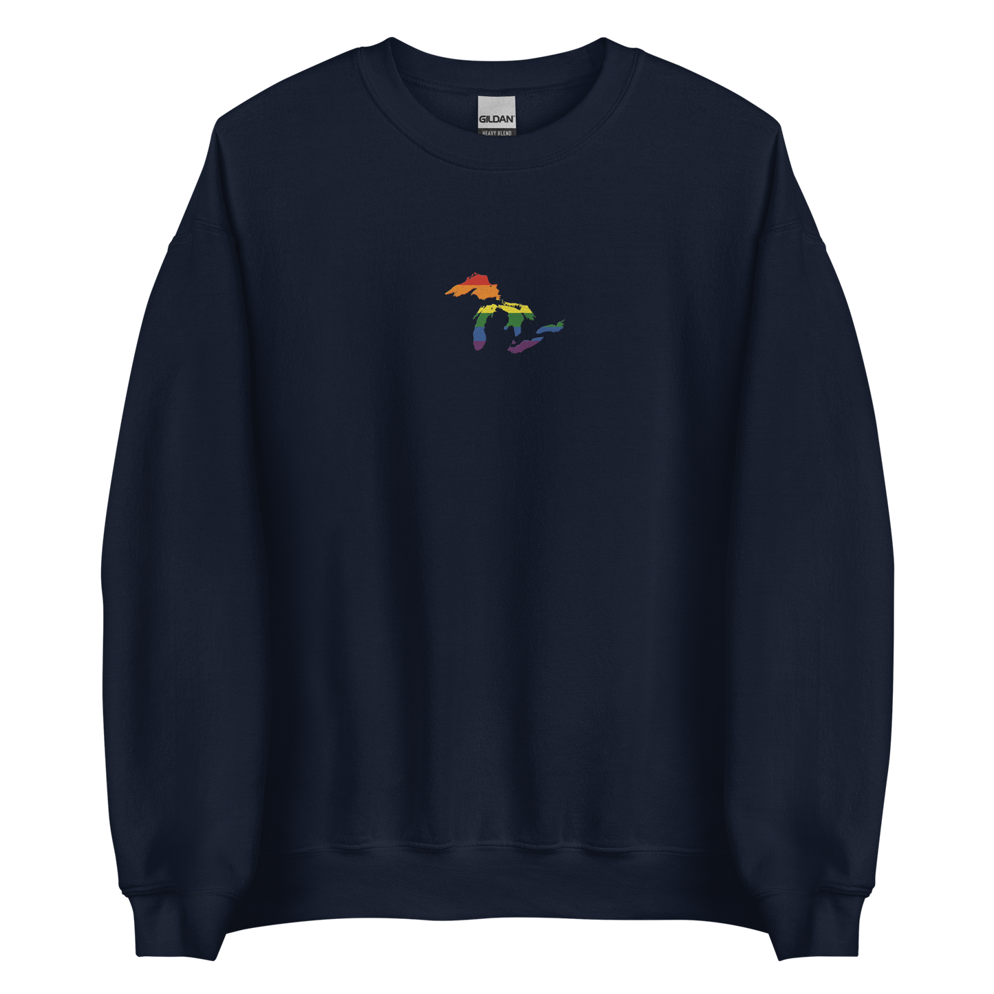 Great Lakes Sweatshirt | Unisex Standard - Rainbow Pride Emb.