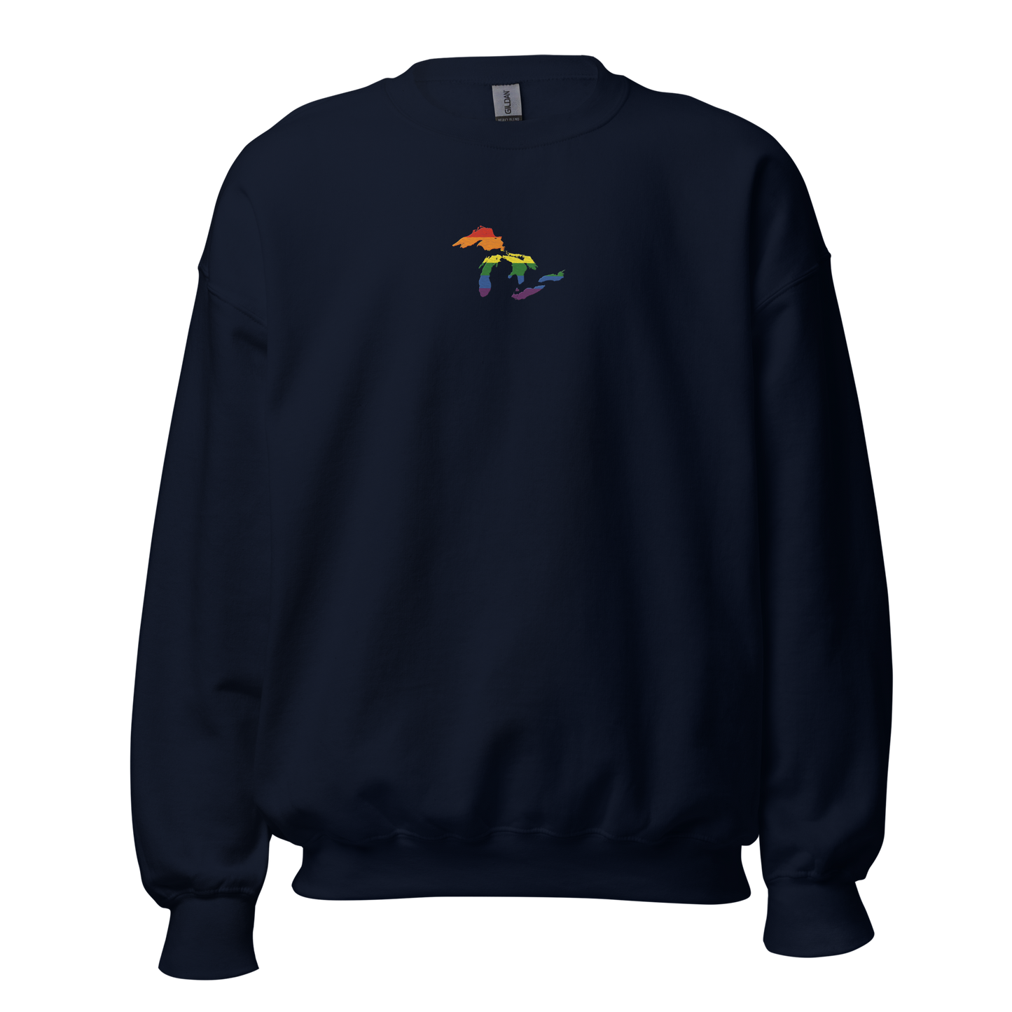 Great Lakes Sweatshirt | Unisex Standard - Rainbow Pride Emb.