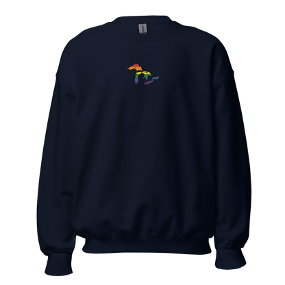 Great Lakes Sweatshirt | Unisex Standard - Rainbow Pride Emb.