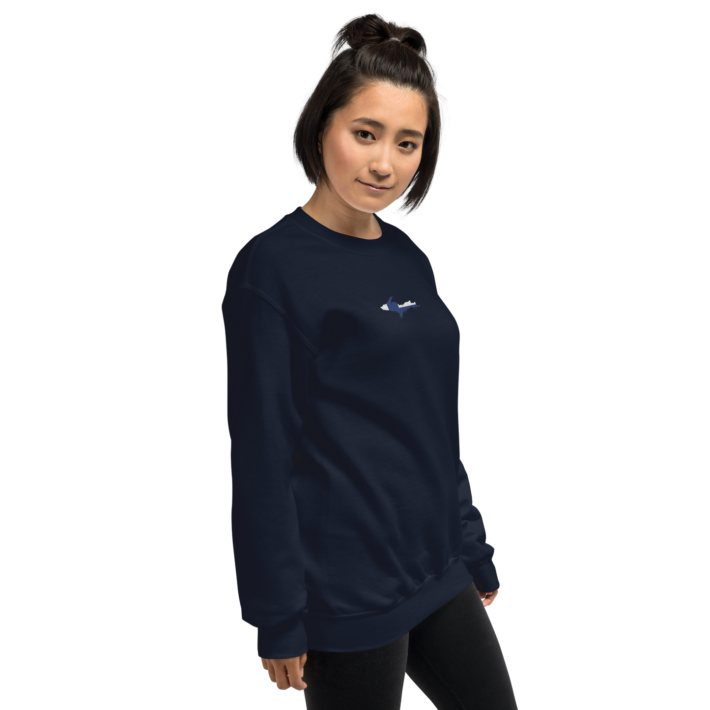 Michigan Upper Peninsula Sweatshirt (w/ Embroidered UP Finland Outline) | Unisex Standard