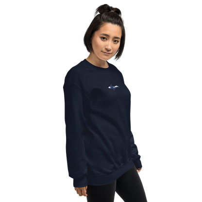 Michigan Upper Peninsula Sweatshirt (w/ Embroidered UP Finland Outline) | Unisex Standard