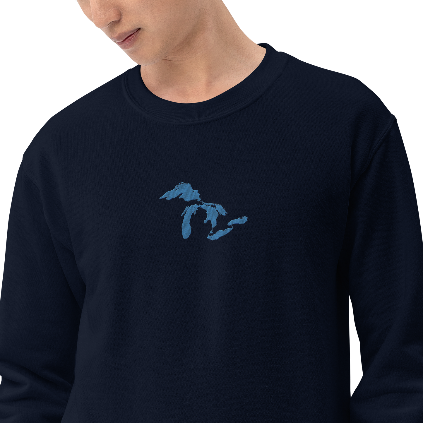 Great Lakes Sweatshirt | Unisex Standard - Superior Blue Emb.