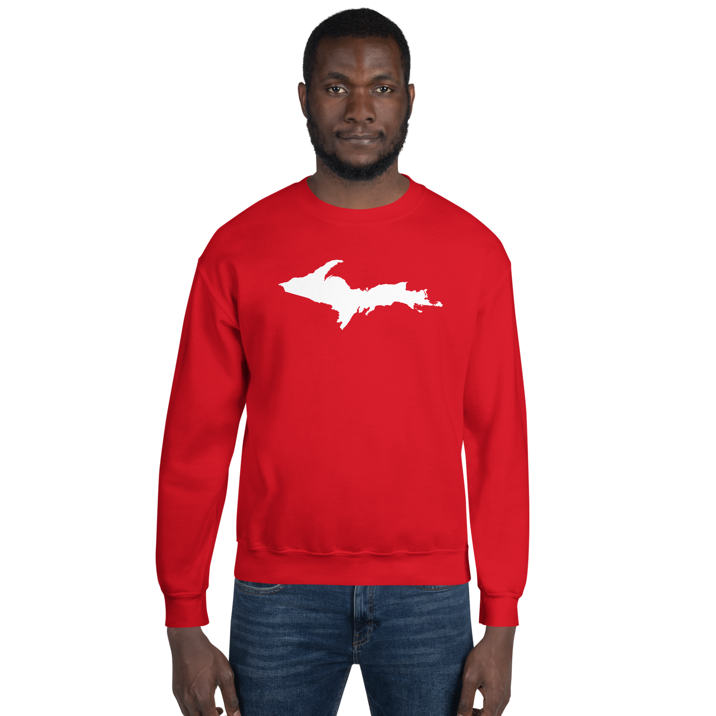 Michigan Upper Peninsula Sweatshirt (w/ UP Outline) | Unisex Standard