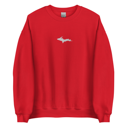 Michigan Upper Peninsula Sweatshirt (w/ Embroidered UP Outline) | Unisex Standard