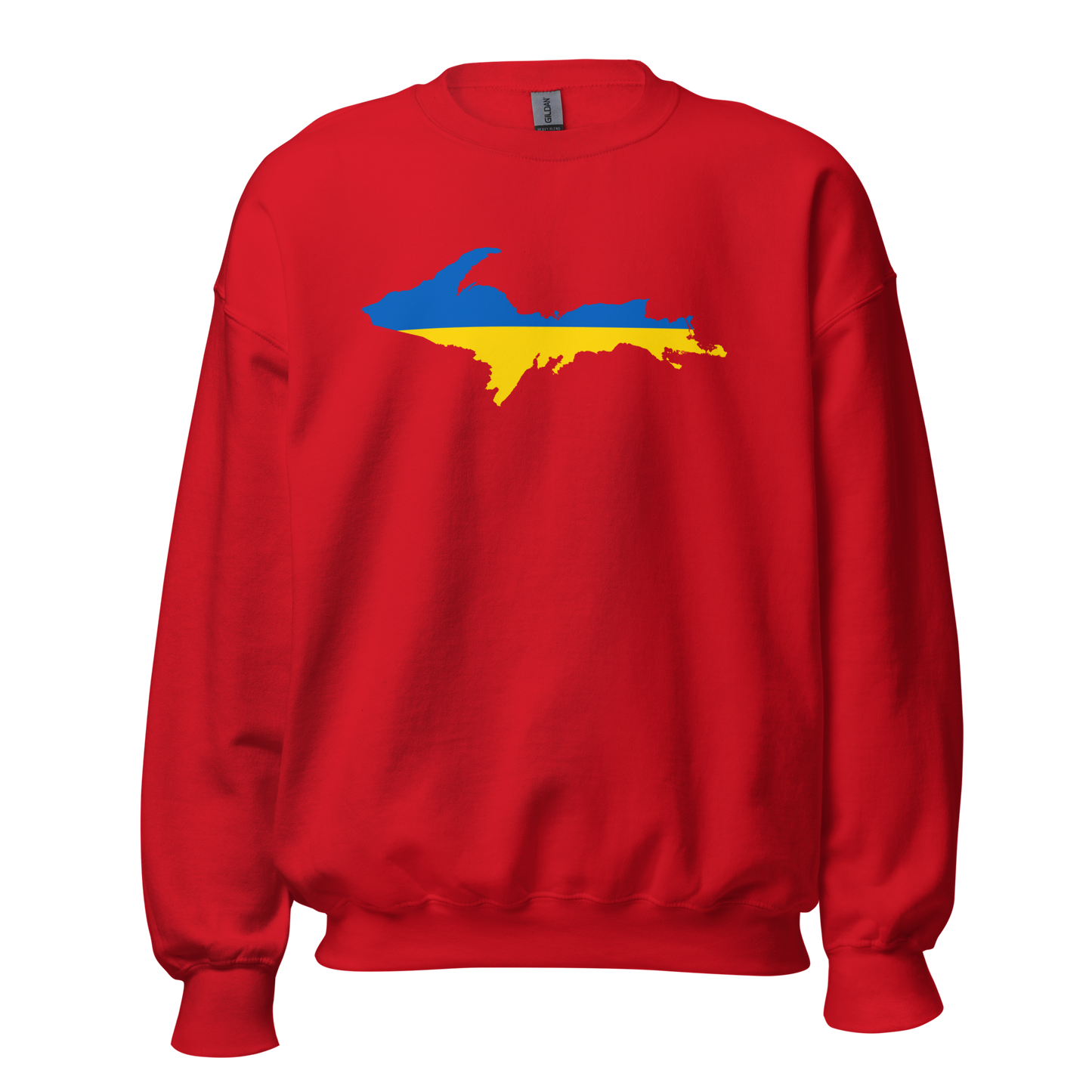 Michigan Upper Peninsula Sweatshirt (w/ UP Ukraine Outline) | Unisex Standard